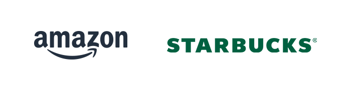 Amazon／Starbucks